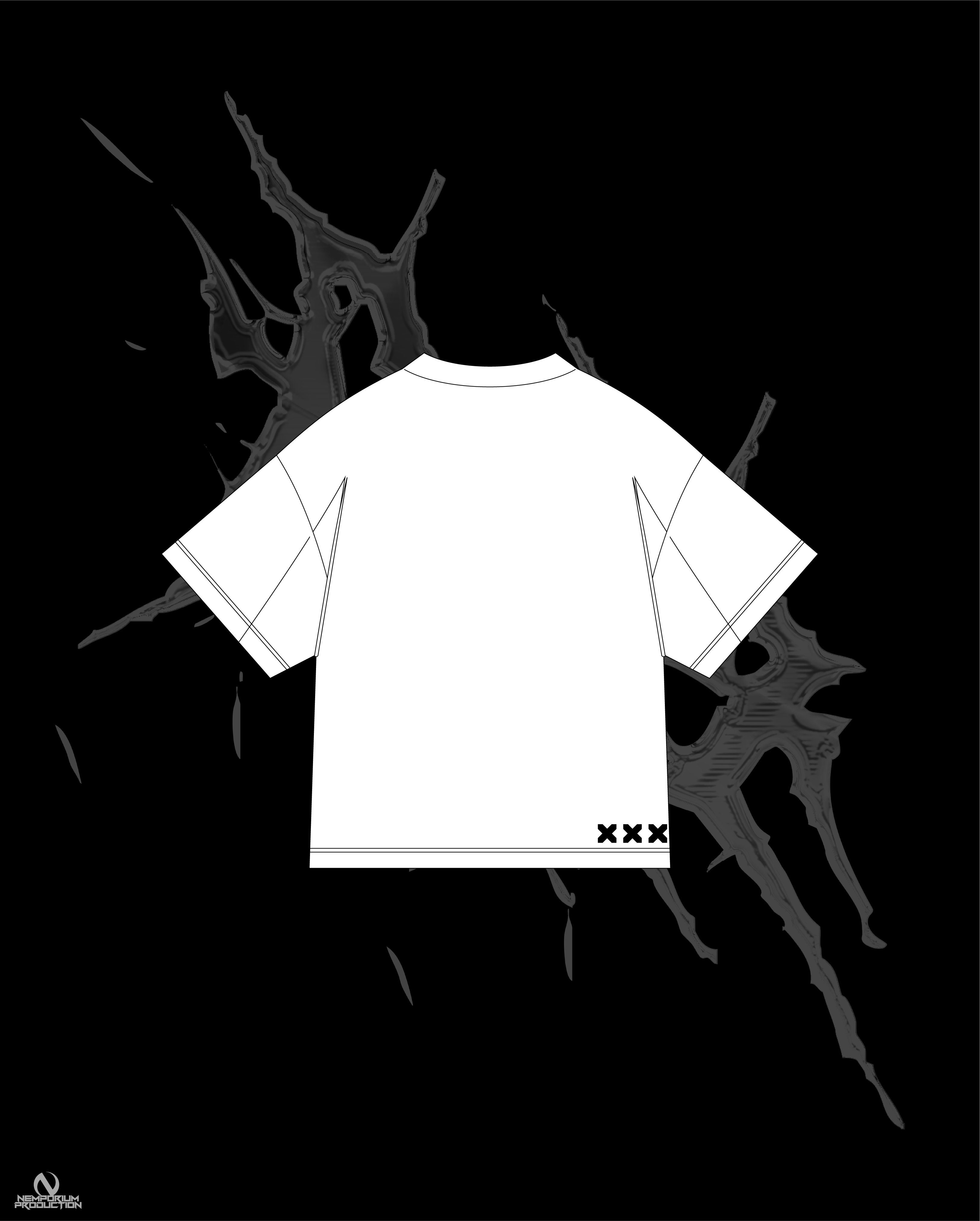 "BOMB DROPPED" WHT TEES